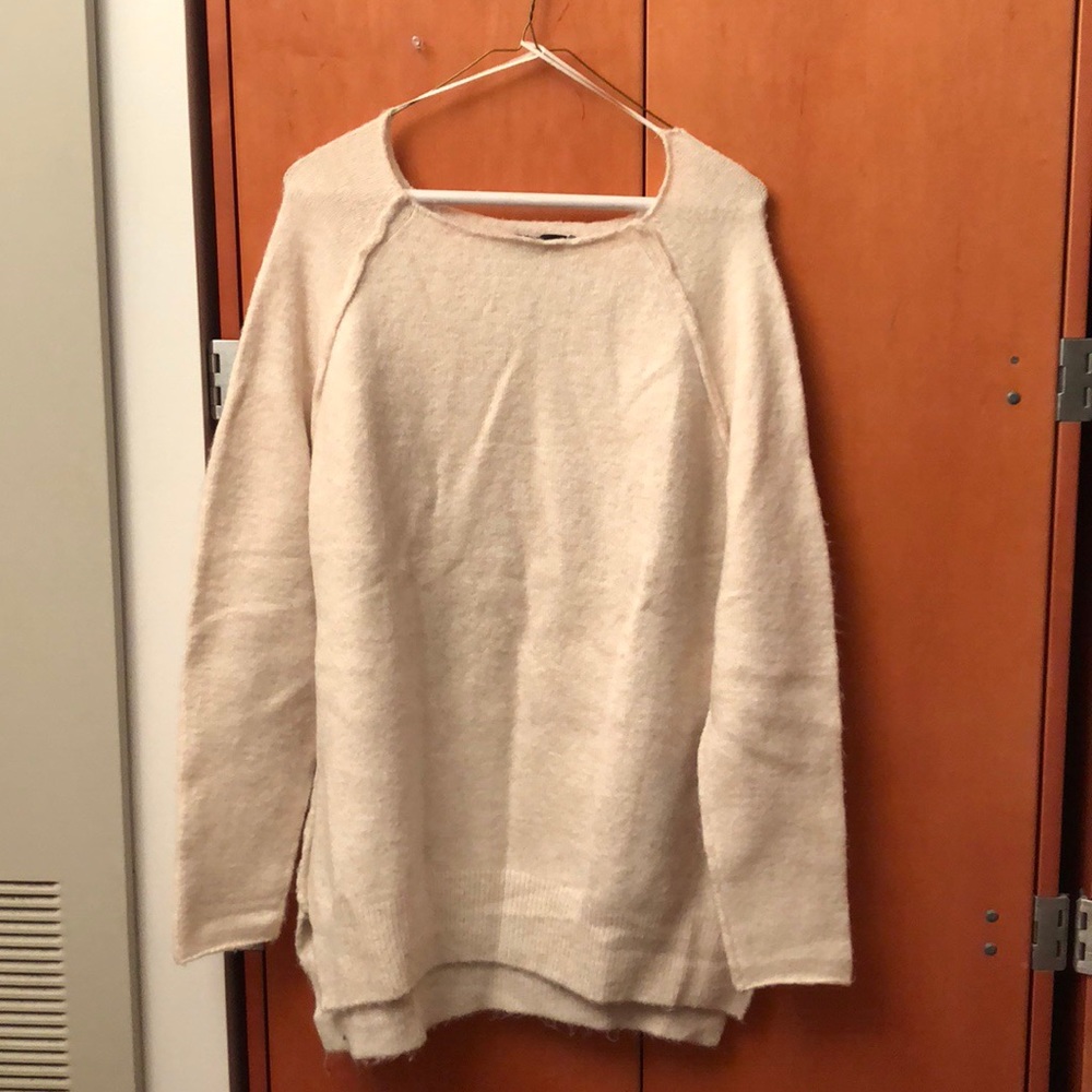 Zara Oversized Ivory Sweater